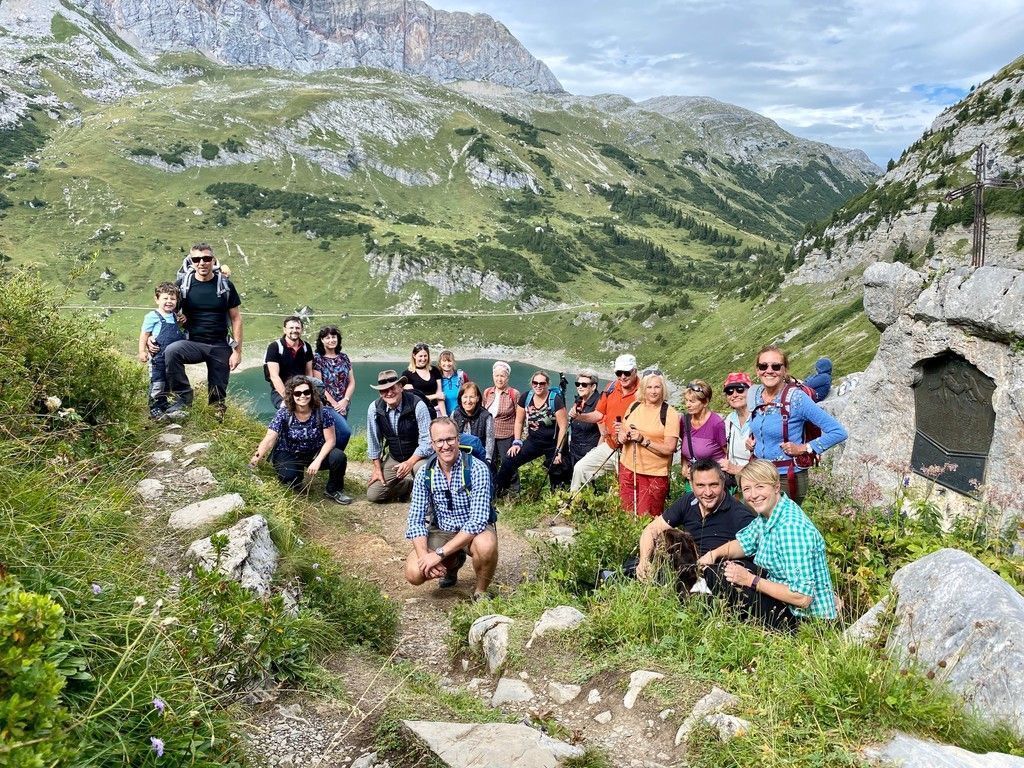 Schönsten Platz Österreichs bewundert