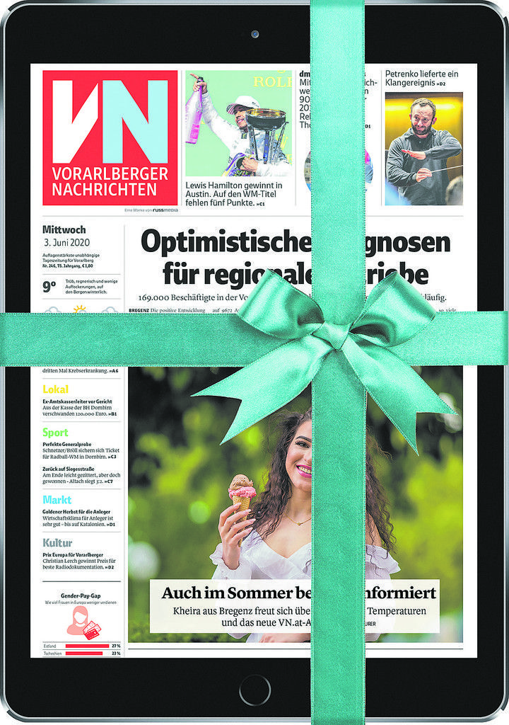 Das VN-Geburtstagspaket zu 75 Jahre Vorarlberger Nachrichten