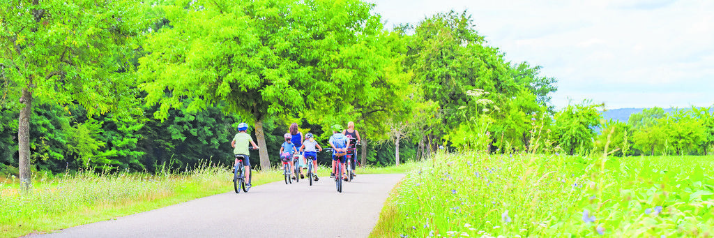 Radtour für die  ganze Familie