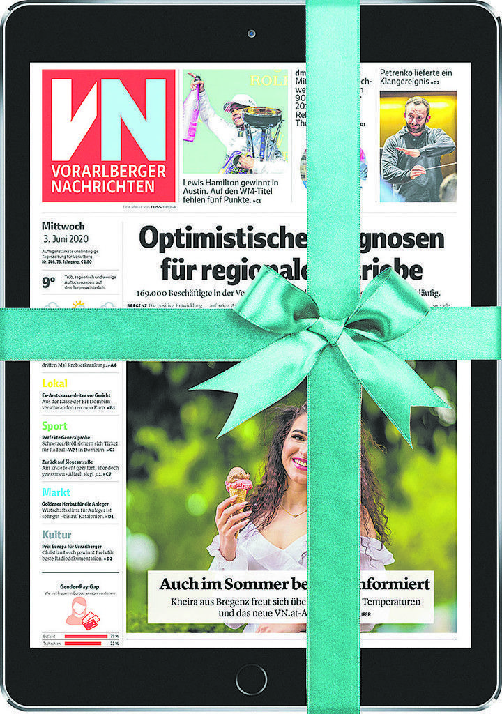 Tablet und VN-Digital zu 75 Jahre Vorarlberger Nachrichten