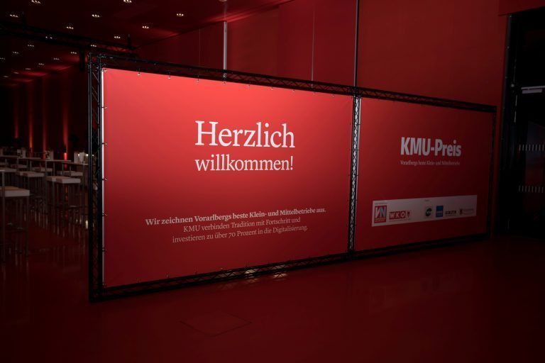 Die KMU-Preisverleihung fand zum ersten Mal digitaler Form statt. <span class="copyright">VN</span>