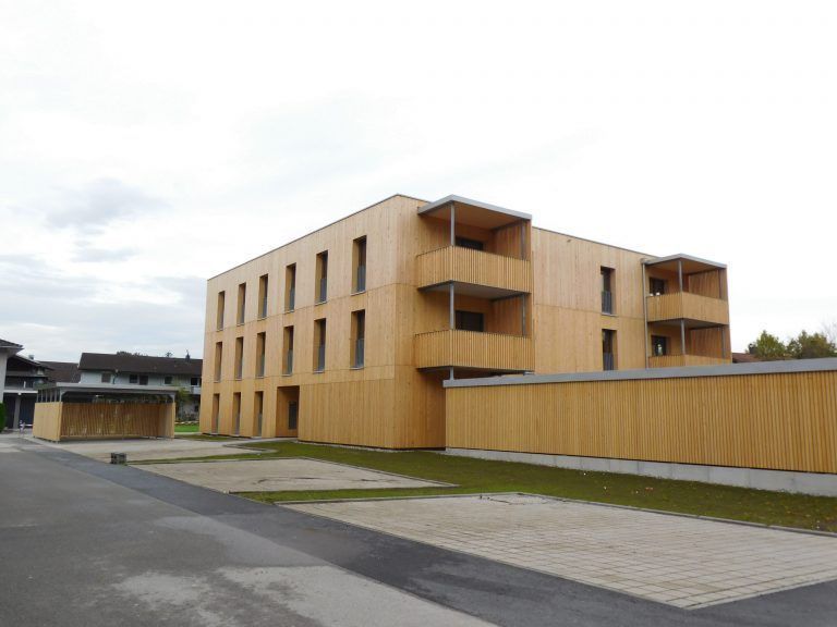 Die neue Wohnanlage in der Löherstraße steht vor der Fertigstellung.  <span class="copyright">Mäser</span>