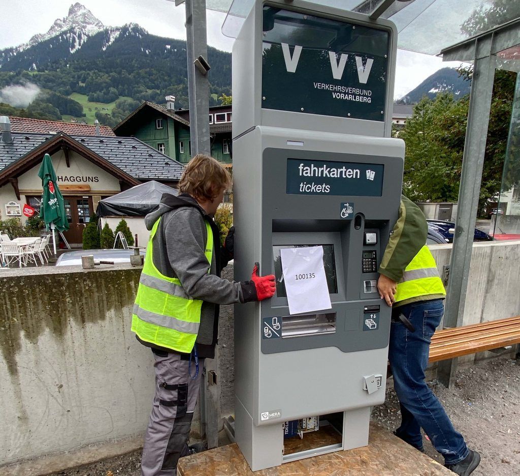 Hier stehen die neuen Fahrscheinautomaten im Montafon