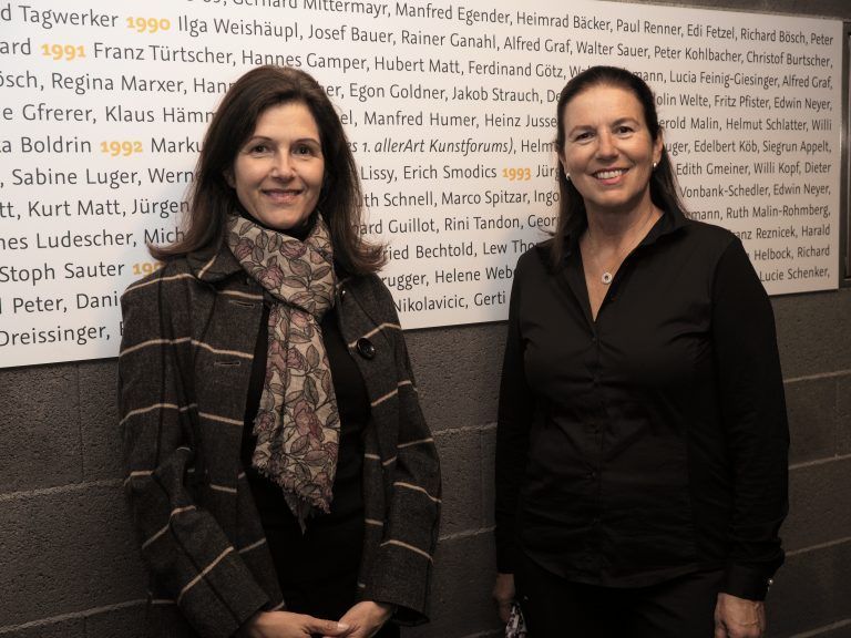 Maria Strolz und Jutta Jäger.