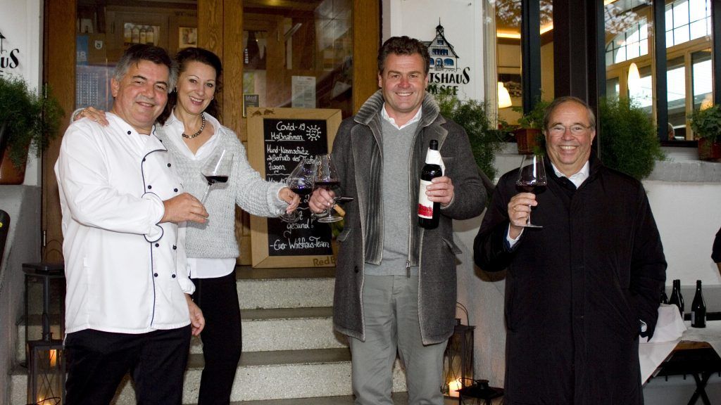 Starwinzer zu Gast im Wirtshaus am See