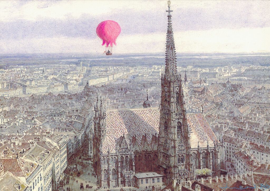 Im Euterballon über Wien