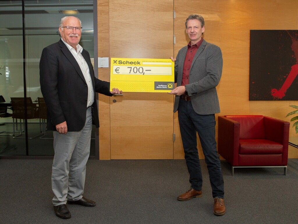 Sportliche Spende für  KPV Tosters