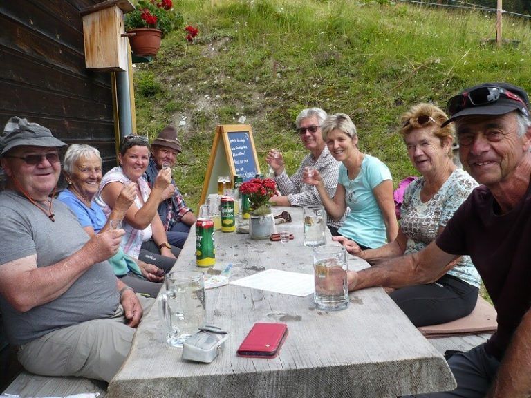 Die Pensionisten genossen auch in diesem Jahr die Wanderungen mit Wanderführer Ulrich in vollen Zügen.Pensionistenverband vorarlberg