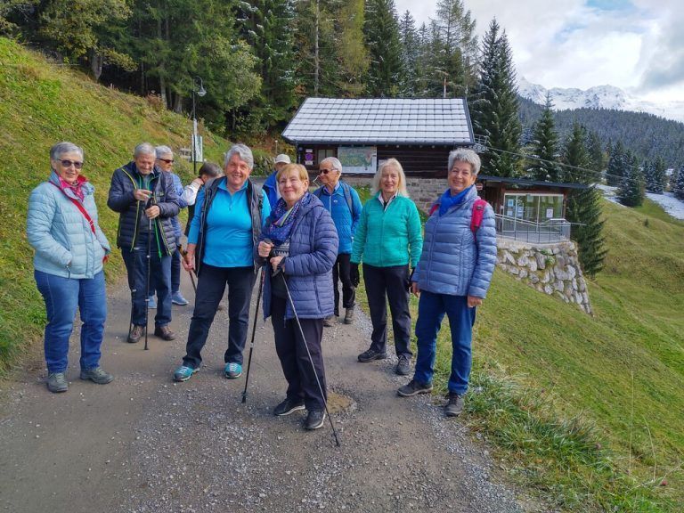 Eine Herbstwanderung führte die Mitglieder des Seniorenbunds zum Abschluss auf den Kristberg.seniorenbund tschagguns
