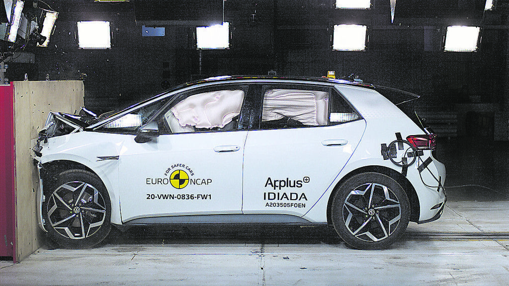 Crashtest: VW-Stromer ID.3 erhält fünf Sterne