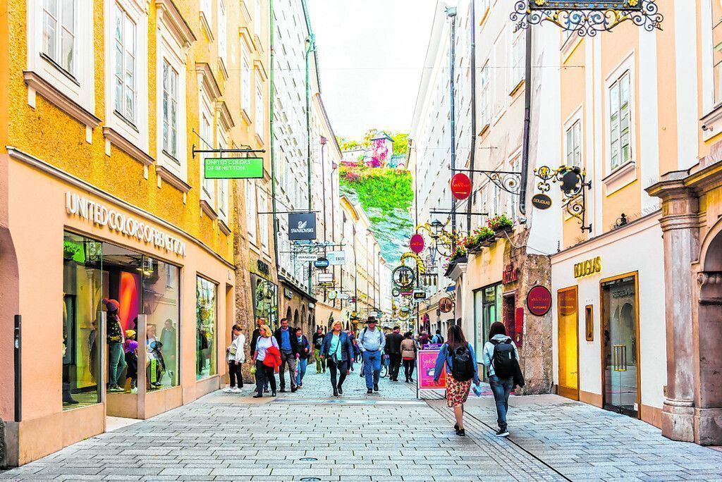 Touristenmagnet Getreidegasse