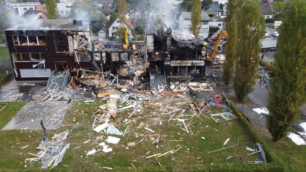 Beschädigte Gasleitungen: Explosion zerstört Ausweichschule Dornbirn