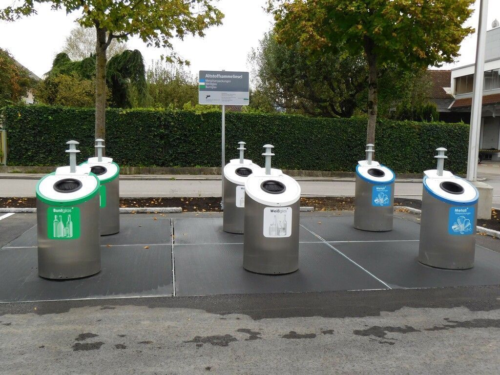 Neue Altstoffsammelinsel in Lustenau
