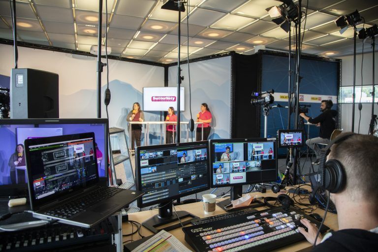 digitale Lehrlingsmesse im im Studio Multimediaraum,