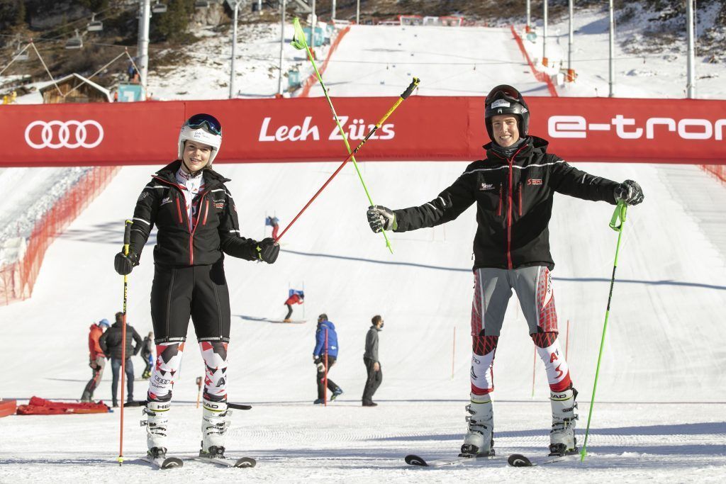 Die Vorarlberger Nachwuchsläufer gehen als Vorläufer über die Piste