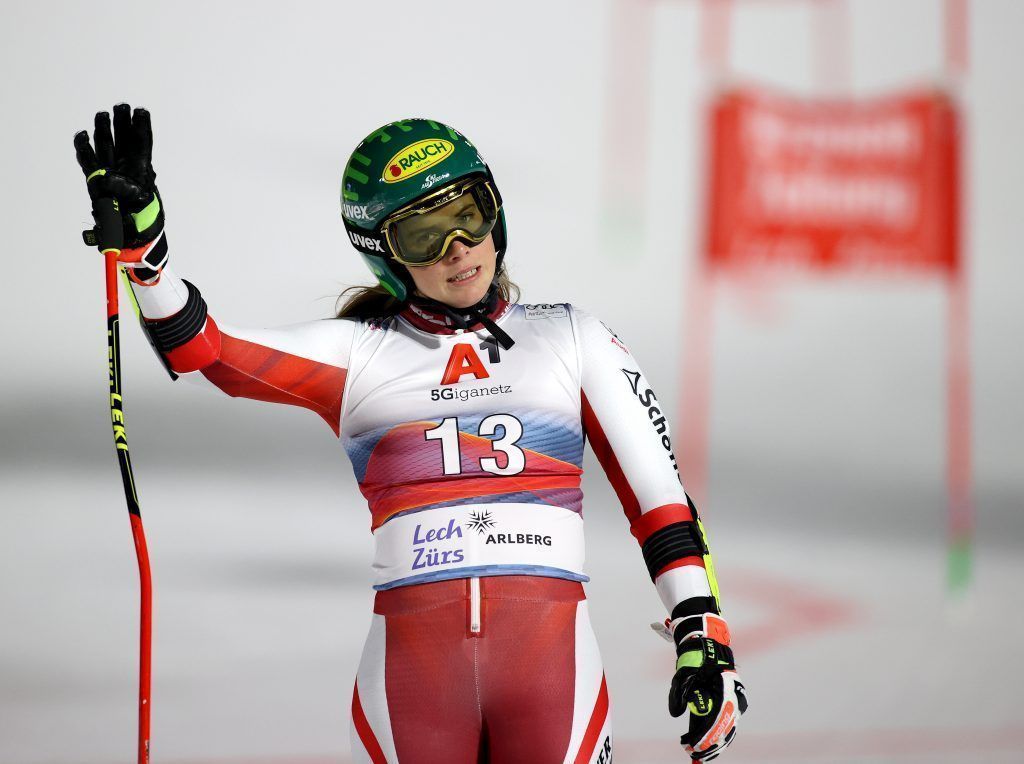 Platz 16 für Katharina Liensberger in Zürs, heute greift Christian Hirschbühl an. »C1
