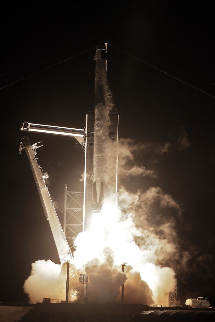 SpaceX-Start zur Internationalen Raumstation geglückt