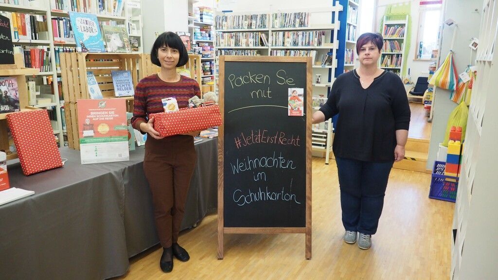 Große Freude im kleinen Schuhkarton