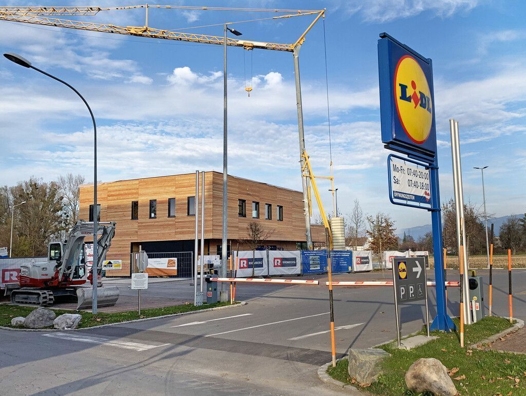 Bäckerei bei Lidl in Hard erst im Februar