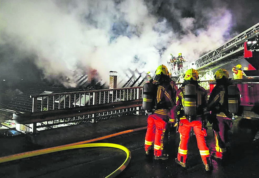 Hausbrand  in Thüringen