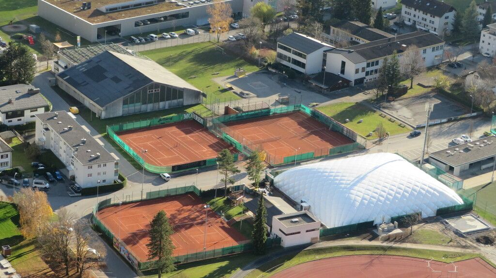 So sieht die neue Tennishalle in Bludenz aus