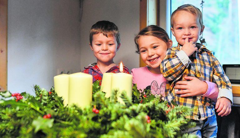 Das erste Licht leuchtet