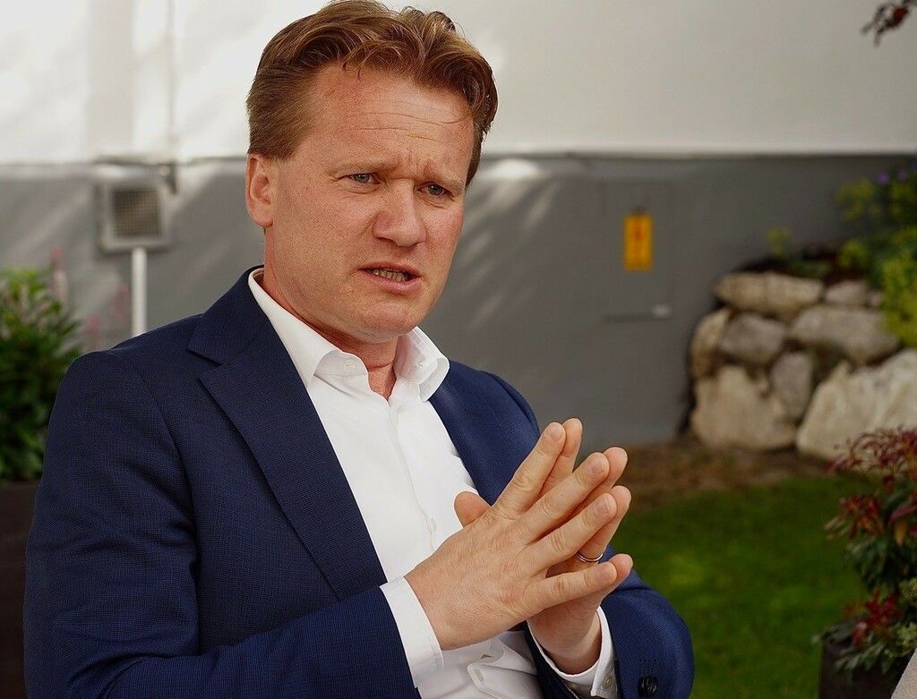 Industrie-Präsident Georg Knill beim 37. Wirtschaftsforum