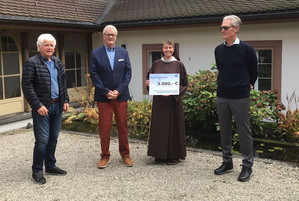 Bregenzer Kiwanis unterstützen Klaraschwestern