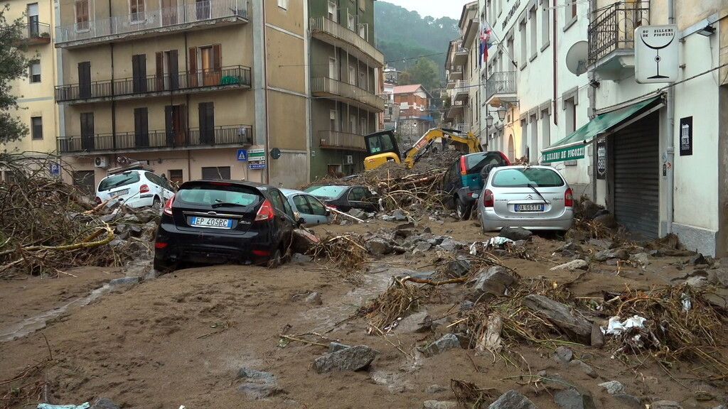 Überschwemmungen auf Sardinien fordern Hunderte Einsätze
