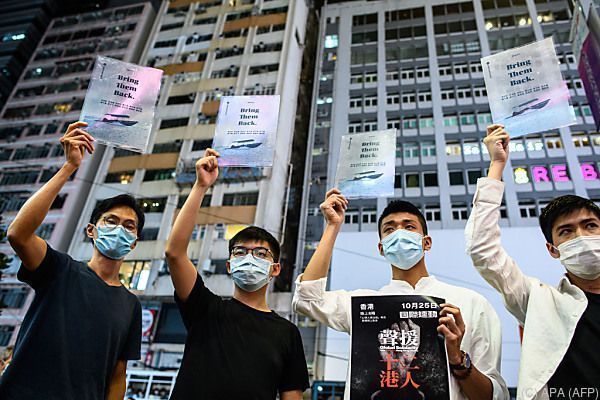 Acht Demokratie-Aktivisten in Hongkong festgenommen