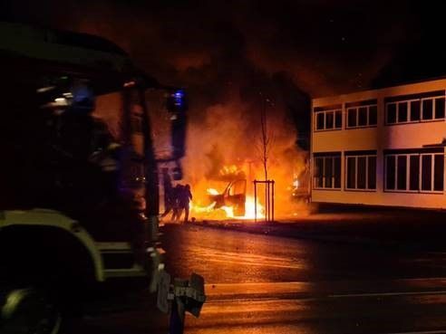 Lkw-Brand in Feldkirch: Fahrer entkam dem Feuer
