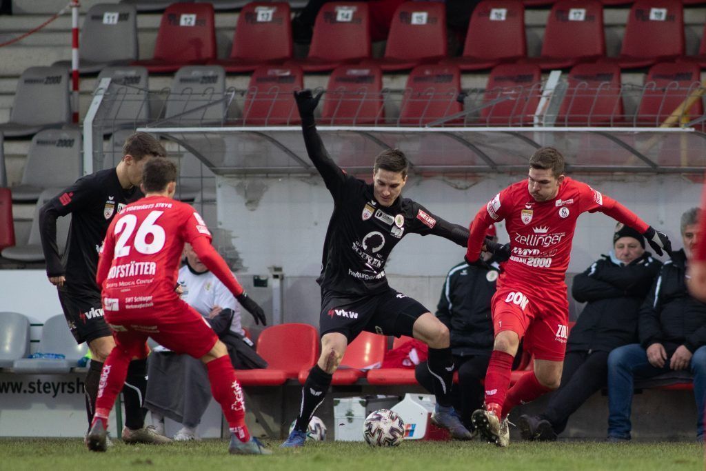 FC Dornbirn holt Remis bei Vorwärts Steyr