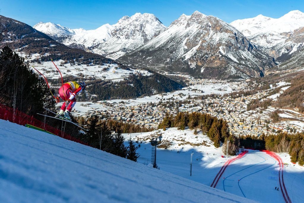 Mayer Dritter im Training für Bormio-Abfahrt
