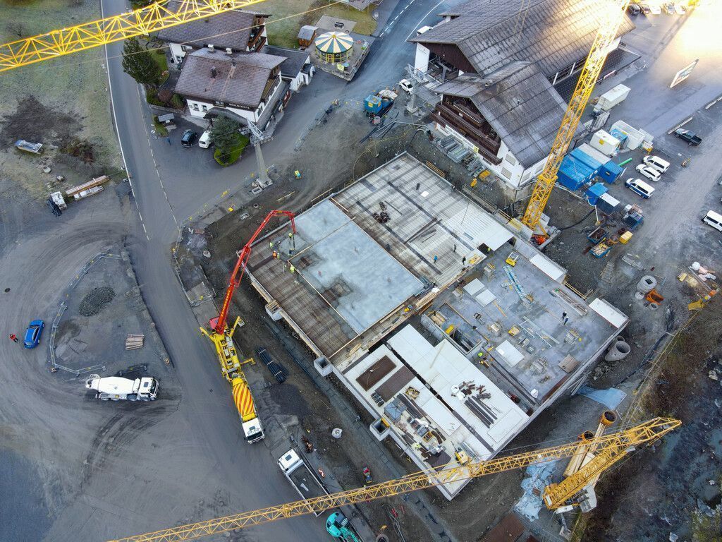 So präsentiert sich die Baustelle bei der Valiserabahn