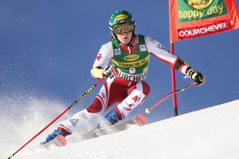 Katharina Liensberger als Fünfte beste ÖSV-Läuferin in Courchevel. »C1