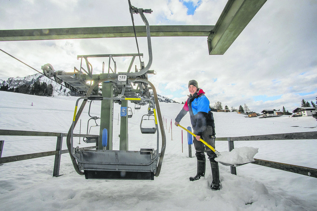 Rüsten für beschauliches Skifahren