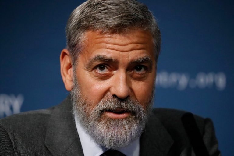 George Clooney war wegen einer Bauchspeicheldrüsenentzündung im Spital. AFP