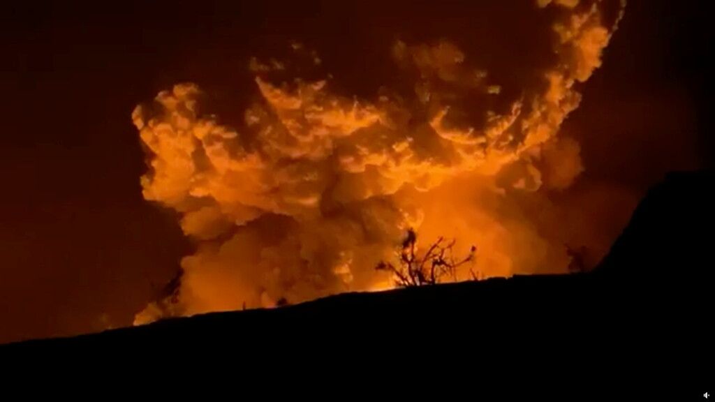Vulkan Kilauea auf Hawaii ausgebrochen