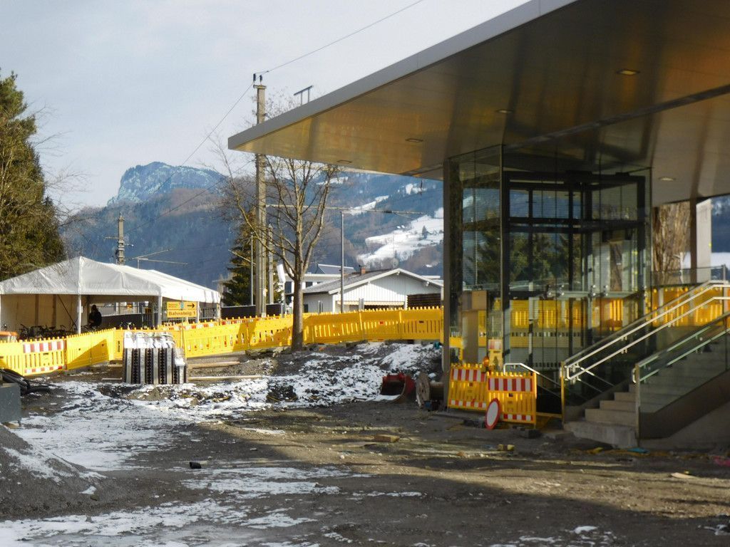 Bahnhofsanierung in Altach geht dem Ende zu