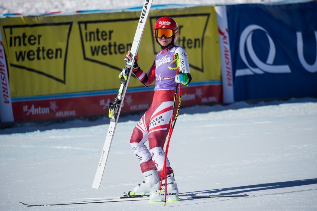So belohnt sich Ariane Rädler in St. Anton