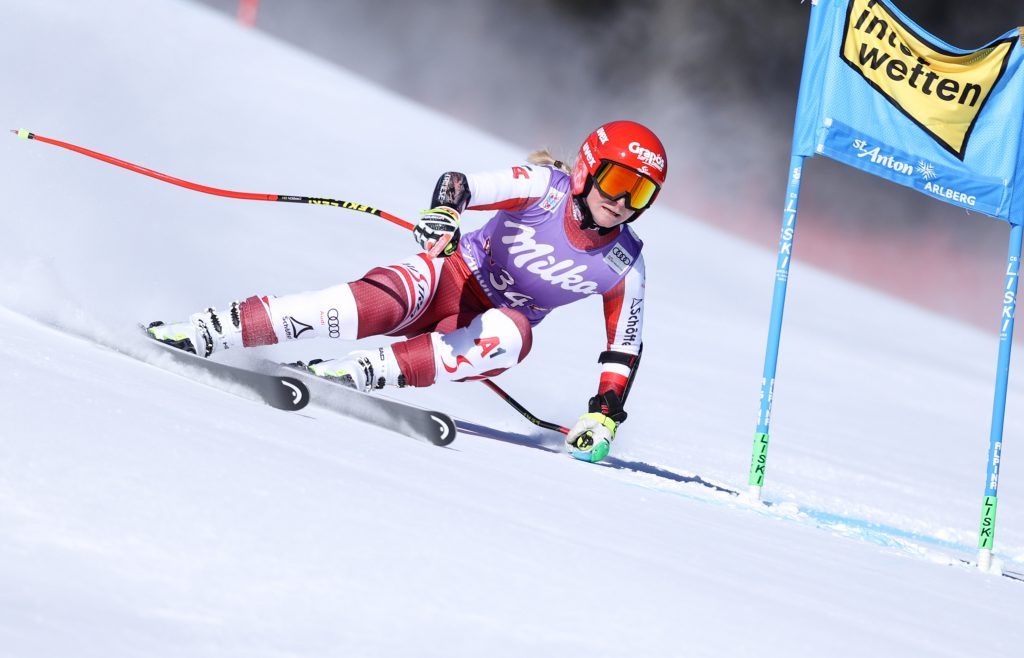 So belohnt sich Ariane Rädler in St. Anton