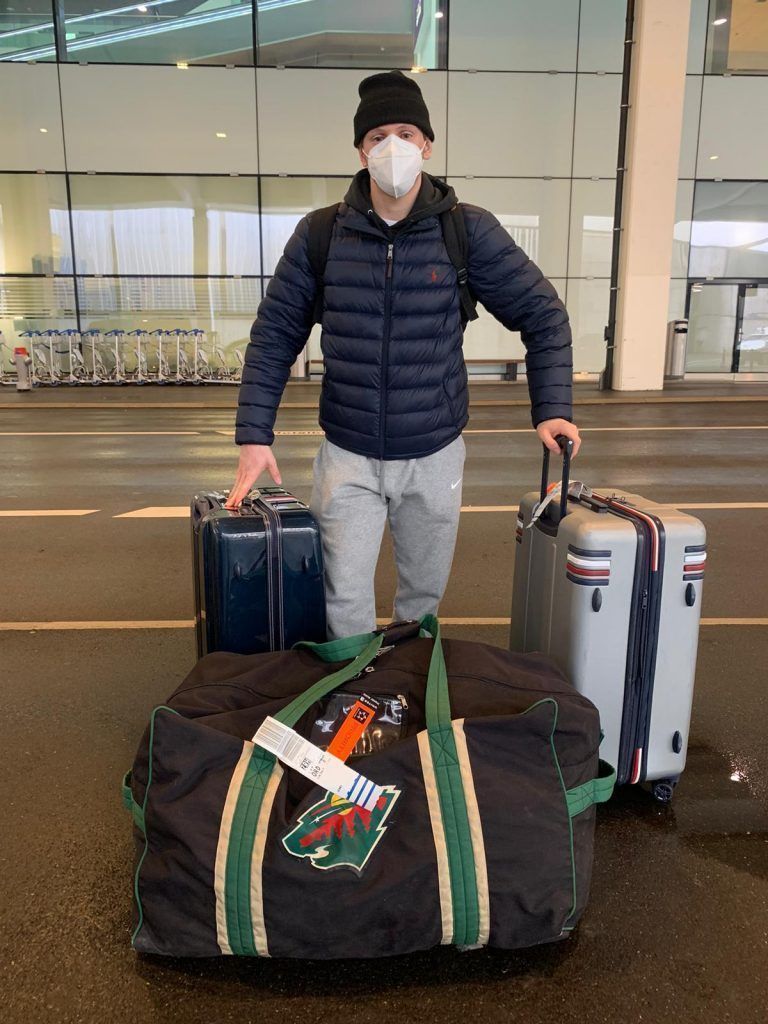 Marco Rossi bei seiner Ankunft am Flughafen Zürich. <span class="copyright">V</span><span class="copyright">N</span>