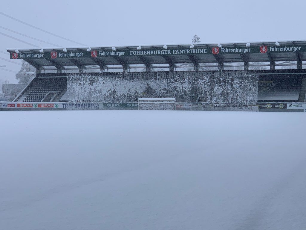Schnee funkt SCR Altach gehörig dazwischen