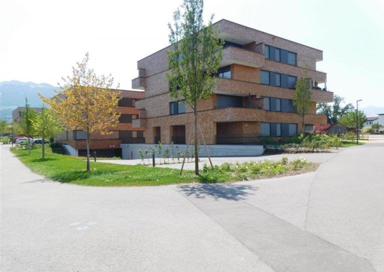 Auch die Wohnanlage in der Alten Landstraße spielte – wie andere realisierte Bauprojekte – für das Bevölkerungswachstum in Röthis eine Rolle.<span class="copyright">Mäser</span>