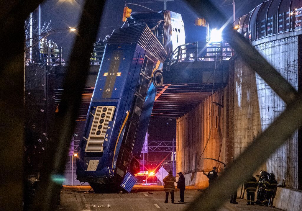 Spektakulärer Unfall in New York