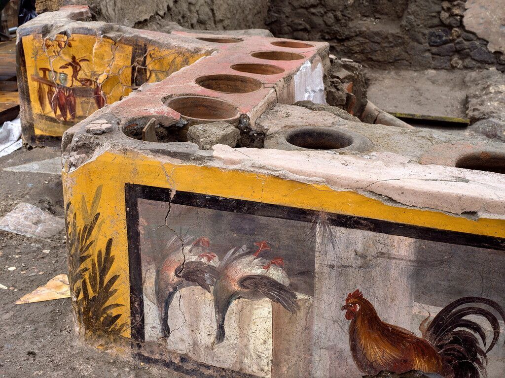 Antike „Snackbar“ in versunkener Stadt Pompeji
