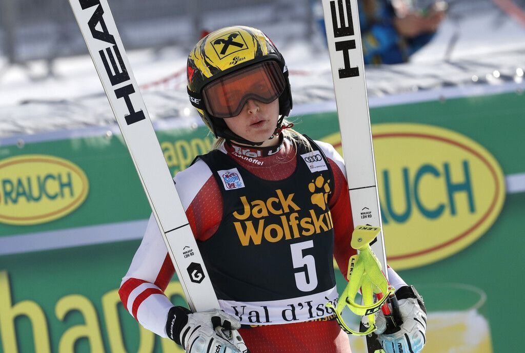 Für Nina Ortlieb ist die Saison nach einem Sturz  zu Ende. »C1