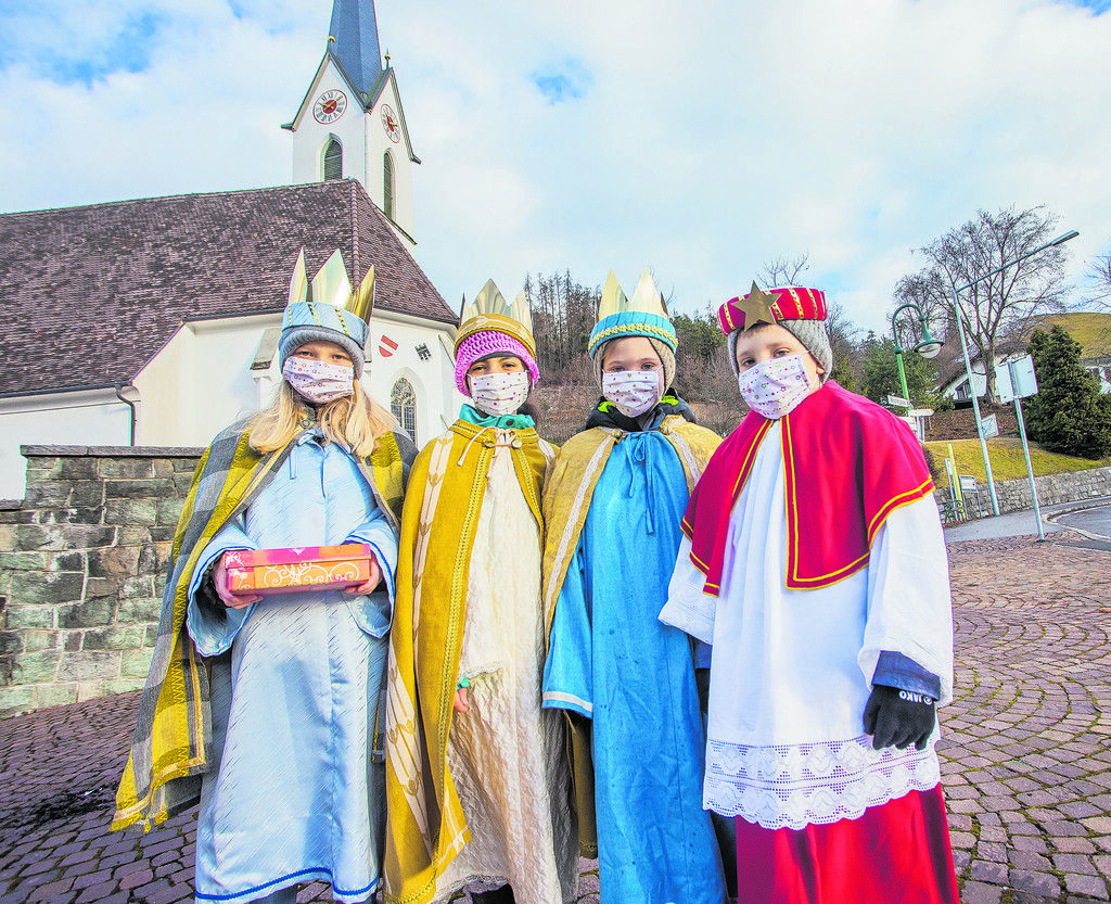 Sternsinger mit AHA-Regeln