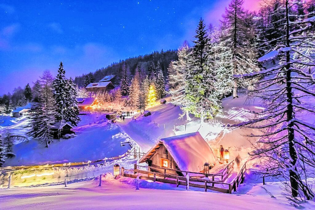Beginn des Trails im Skigebiet Katschberg