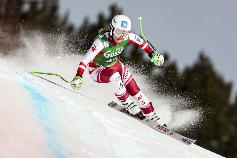 Premiere im Weltcup für  Vanessa Nussbaumer,  Nina Ortlieb greift an. »C1